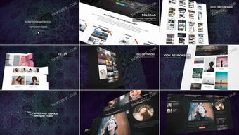 動態(tài)演繹，視覺盛宴 AE模板助力網(wǎng)頁設(shè)計與產(chǎn)品宣傳